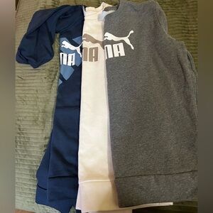 3 Puma Sweatshirts - Boys Large (14/16)